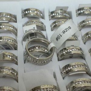 FASHION JEWELRY STAINLESS STEEL RINGS ASSORTED DESIGNS